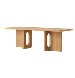 Audo Copenhagen Androgyne Lounge Table, Calacatta Viola / Wood fra Clearance