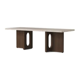 Audo Copenhagen Androgyne Lounge Table, Kunis Breccia / Wood fra Discount