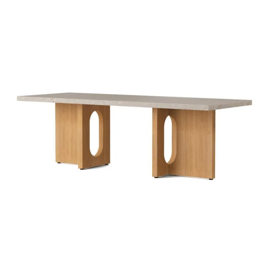 Audo Copenhagen Androgyne Lounge Table, stone/marble fra Sale
