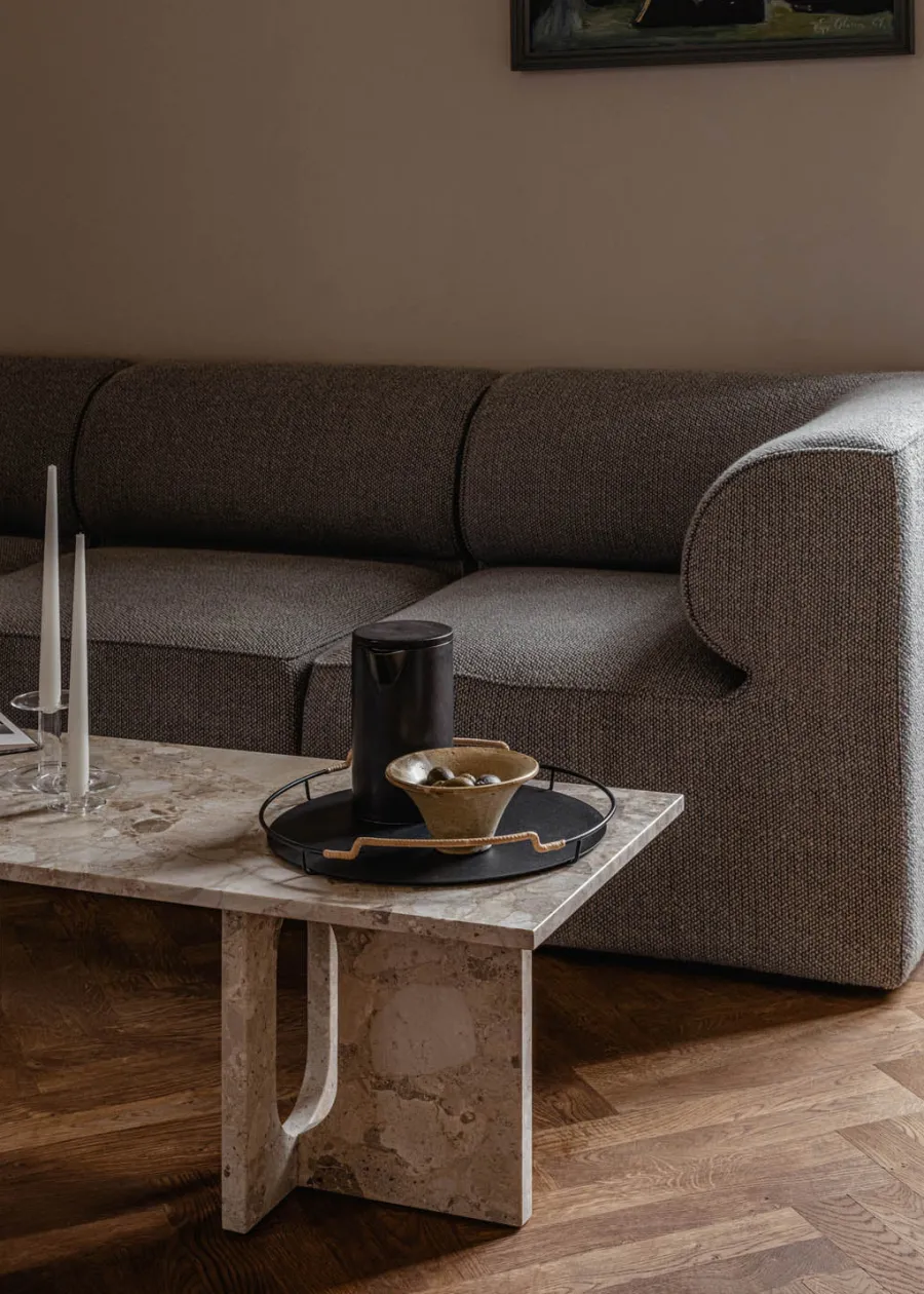 Audo Copenhagen Androgyne Lounge Table, stone/marble fra Sale