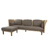 Cane-line Arch 3-pers. Sofa m. chaise longue fra Sale