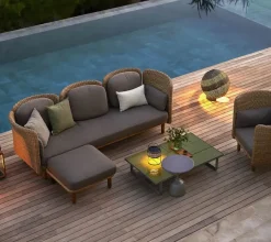 Cane-line Arch 3-pers. Sofa m. chaise longue fra Sale