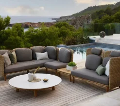 Cane-line Arch 3-pers. Sofa m. lav arm/ryg fra Sale