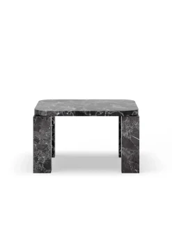 New Works Atlas Sofabord 600x600, Costa Black Marble fra
