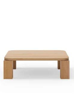 New Works Atlas Sofabord 820x820, Natural Oak fra Discount
