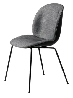GUBI Beetle Chair, forsidepolstret, sort skal fra
