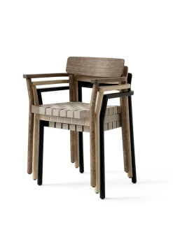 &Tradition Betty TK9 Spisebordsstol, sortlakeret eg fra Outlet