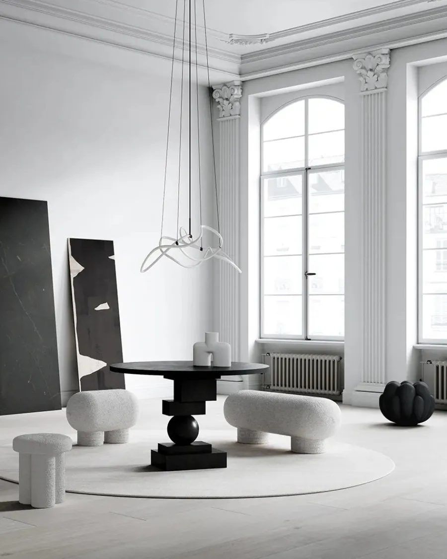 101 Copenhagen Big Foot Bench, bouclé fra Online