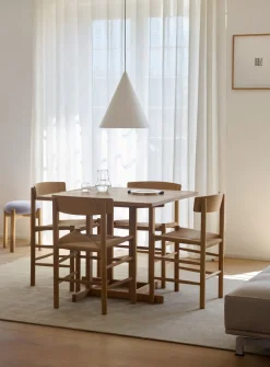 Fredericia Furniture BM80 Shaker spisebord, firkantet af Børge Mogensen Clearance