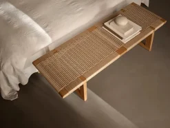 Carl Hansen & Søn BM0489L Table Bench, papirflet af Børge Mogensen Outlet