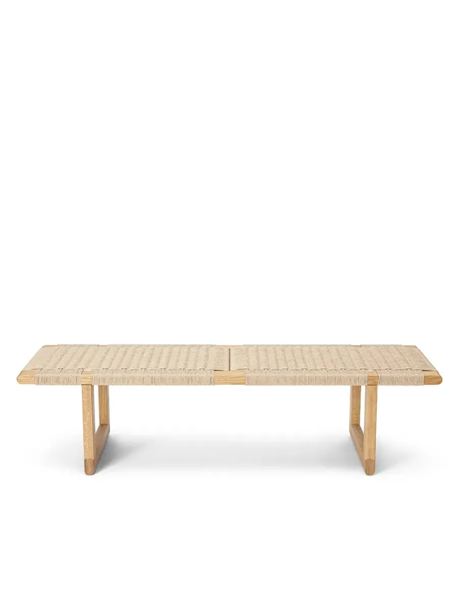 Carl Hansen & Søn BM0489L Table Bench, papirflet af Børge Mogensen Outlet