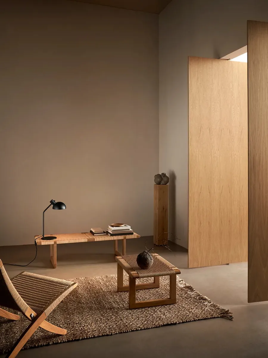 Carl Hansen & Søn BM0489S Table Bench, papirflet af Børge Mogensen Outlet