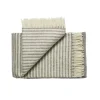 Silkeborg Uldspinderi Bogø Plaid, light nordic grey fra