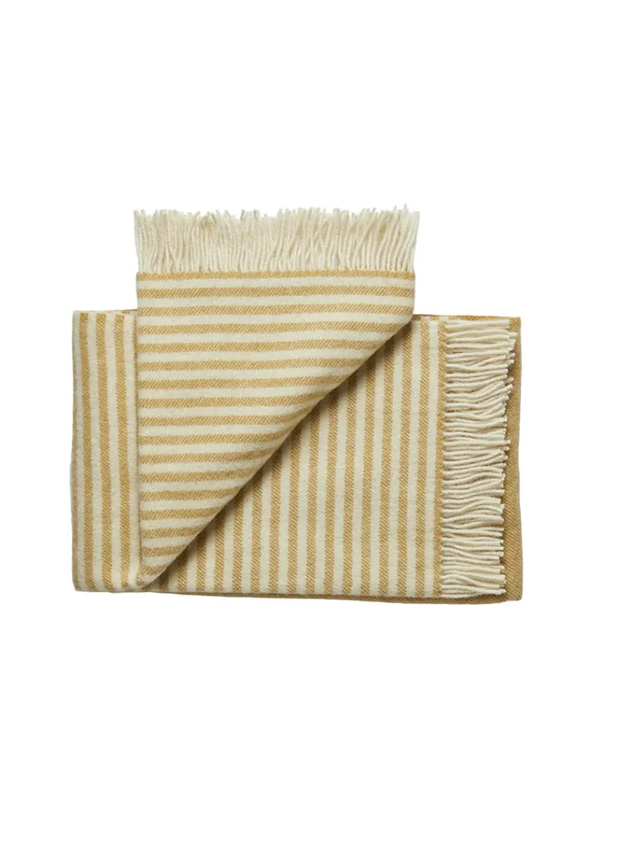 Silkeborg Uldspinderi Bogø Plaid, light nordic grey fra