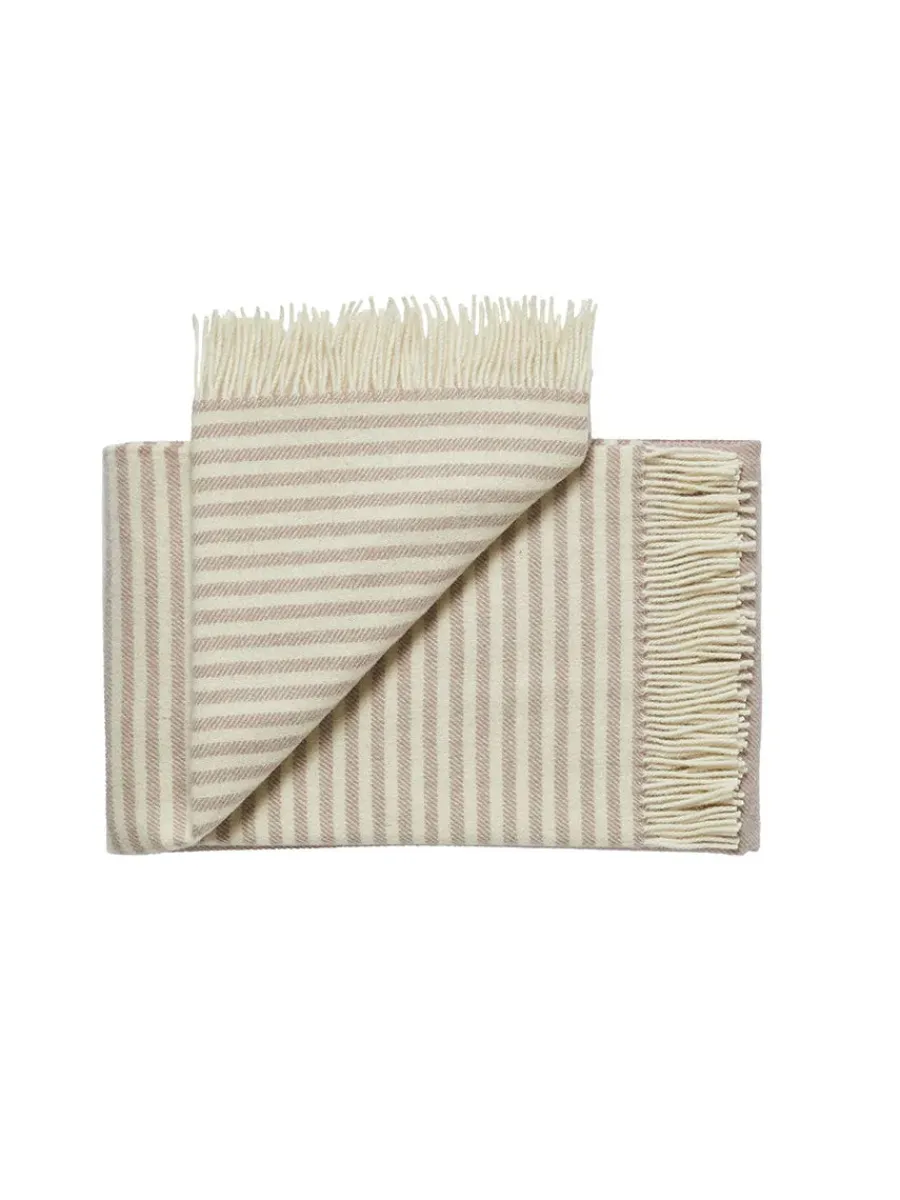 Silkeborg Uldspinderi Bogø Plaid, sunflower yellow fra Outlet