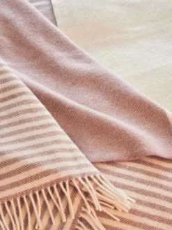 Silkeborg Uldspinderi Bogø Plaid, sunflower yellow fra Outlet