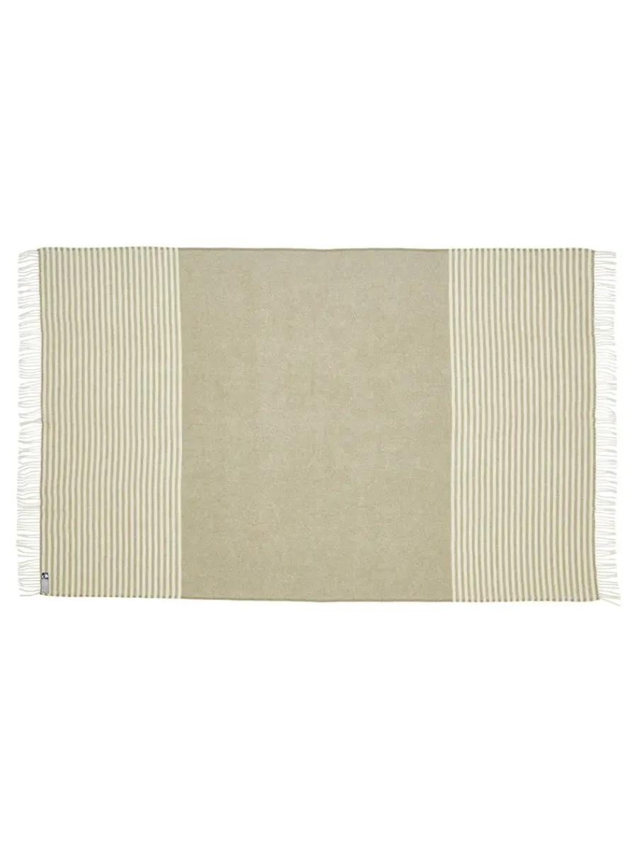 Silkeborg Uldspinderi Bogø Plaid, sunflower yellow fra Outlet