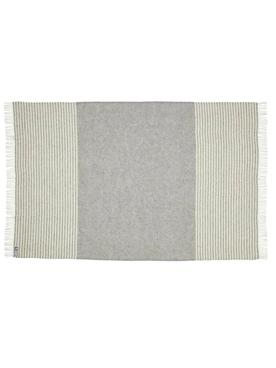 Silkeborg Uldspinderi Bogø Plaid, sunflower yellow fra Outlet