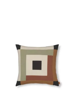 Ferm Living Border Patchwork Cushion fra Clearance