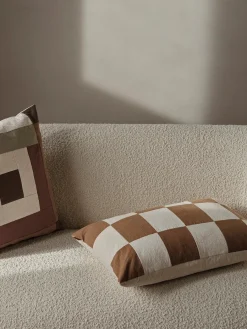Ferm Living Border Patchwork Cushion fra Clearance