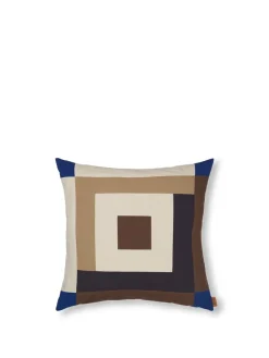 Ferm Living Border Patchwork Cushion fra Clearance