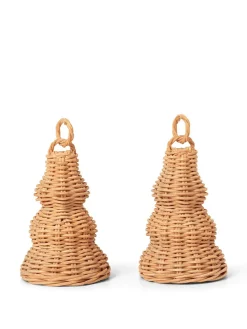 Ferm Living Braided Bell Baubles, sæt á 2 stk. fra Discount