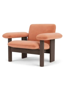 Audo Copenhagen Brasilia Lounge Chair, low back, textile fra