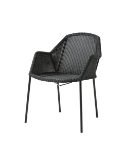 Cane-line Breeze Havestol m. Armlæn, stabelbar fra Best