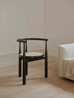 New Works Bukowski Chair m. Fransk Flet, sort fra Best