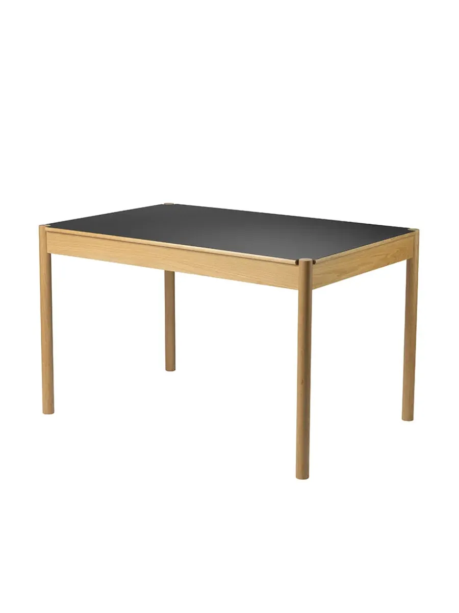 FDB Møbler C44 Spisebord 80 x 120 cm, nero fra Clearance