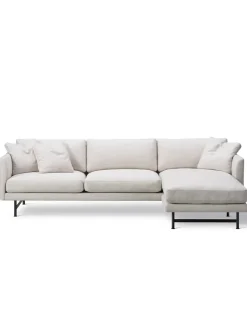 Fredericia Furniture Calmo 3-personers Sofa m. chaiselong, sunniva 717 fra New