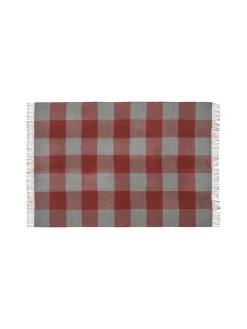 Silkeborg Uldspinderi Caracas Plaid, beetroot fra Clearance