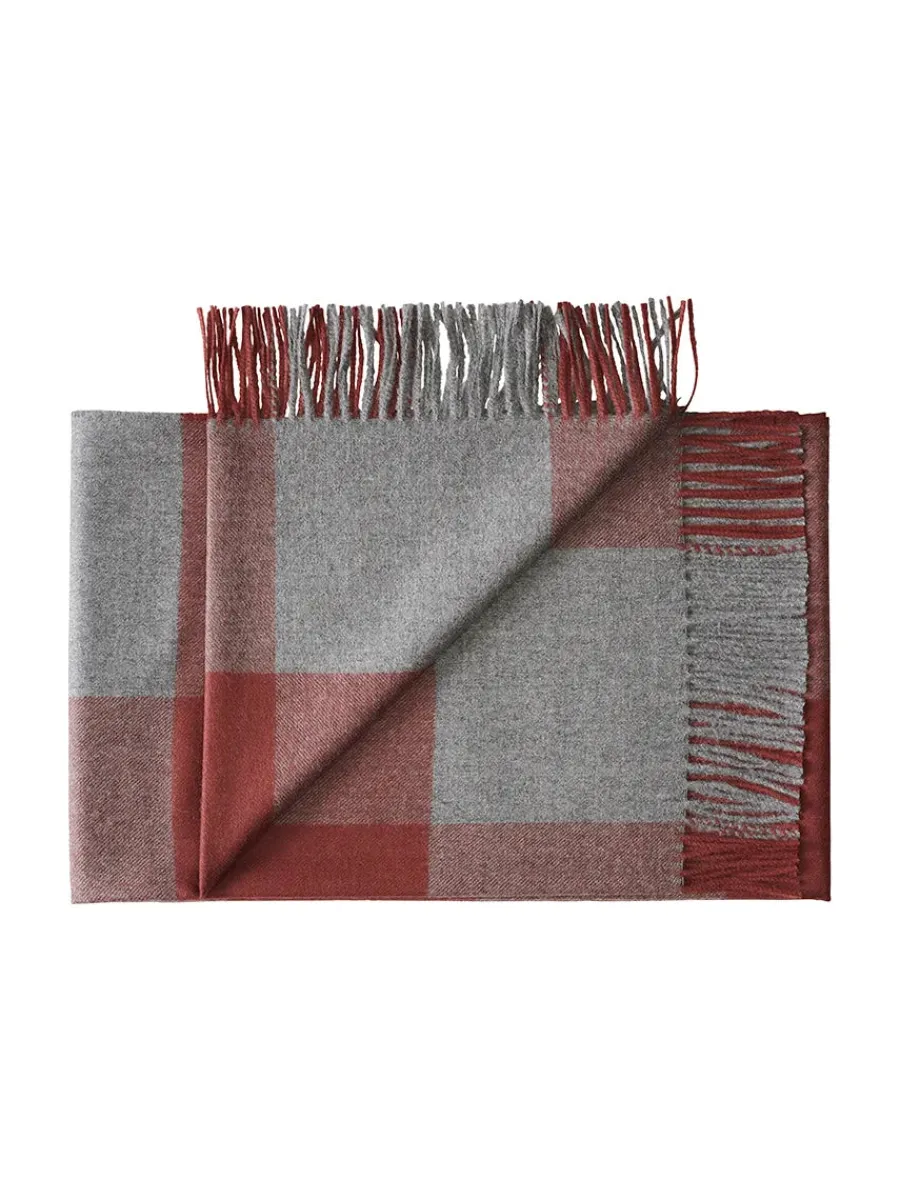 Silkeborg Uldspinderi Caracas Plaid, caramel fra Online