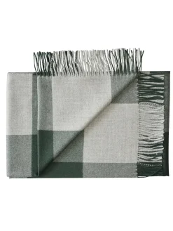 Silkeborg Uldspinderi Caracas Plaid, pine fra Online