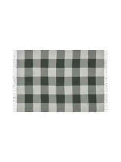 Silkeborg Uldspinderi Caracas Plaid, pine fra Online