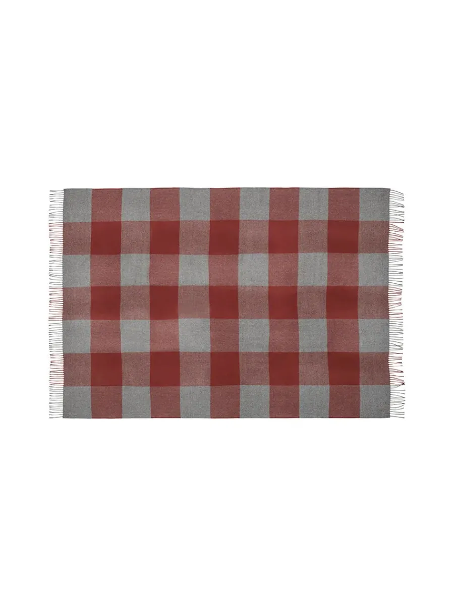 Silkeborg Uldspinderi Caracas Plaid, pine fra Online