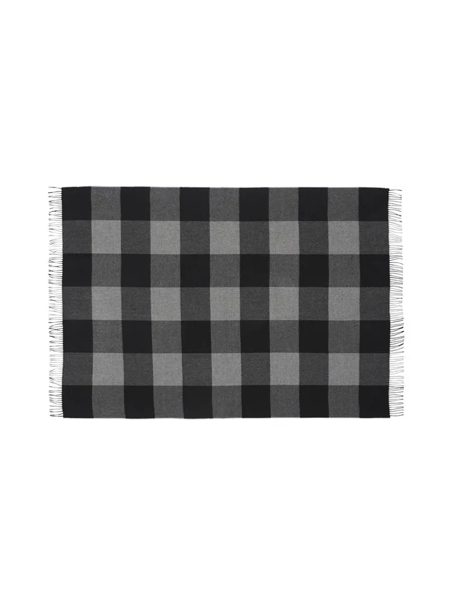Silkeborg Uldspinderi Caracas Plaid, pine fra Online