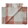 Silkeborg Uldspinderi Caracas Plaid, rosewood fra Outlet