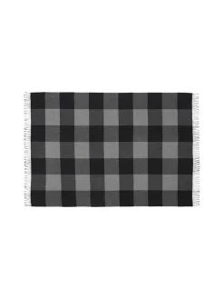 Silkeborg Uldspinderi Caracas Plaid, rosewood fra Outlet