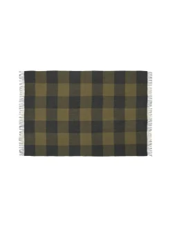 Silkeborg Uldspinderi Caracas Plaid, rosewood fra Outlet