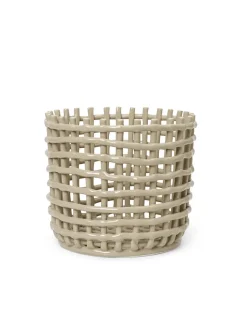 Ferm Living Ceramic Basket, large fra Sale