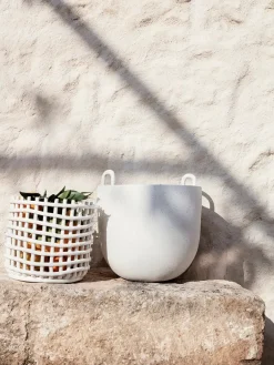 Ferm Living Ceramic Basket, large fra Sale