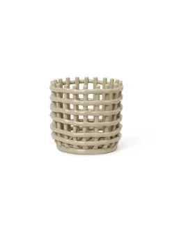Ferm Living Ceramic Basket, small fra Discount