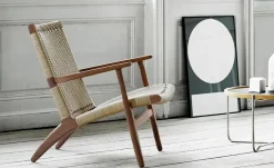 Carl Hansen & Søn CH25 Loungestol, valnød olie af Hans J. Wegner Hot