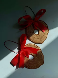 Blåmst Christmas Vaniljekrans Ornament fra Online