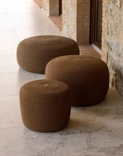 Cane-line Circle Footstool, extra large fra Discount