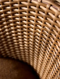 Cane-line Coast Loungestol med. Swivel, umber brown fra Discount