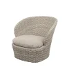 Cane-line Coast Loungestol med. Swivel, sand fra Outlet