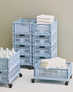 HAY Colour Crate Large, Soft blue fra