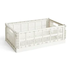 HAY Colour Crate Large, Warm grey fra Discount